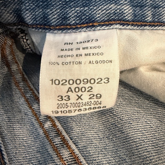 5 Pair Lee & Levi’s Men's Straight Leg Jeans in Blue and Black - Picture 15 of 16